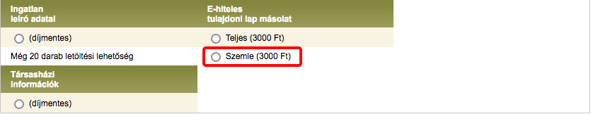 tulajdoni lap szemle